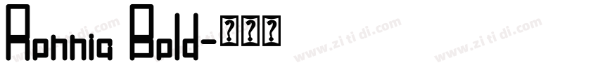 Ronnia Bold字体转换 Ronnia Bold字体转换